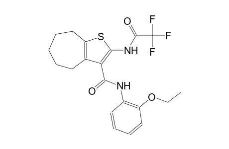 4H-cyclohepta[b]thiophene-3-carboxamide, N-(2-ethoxyphenyl)-5,6,7,8-tetrahydro-2-[(trifluoroacetyl)amino]-