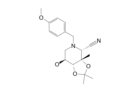 2,6-DIDEOXY-2,6-IMINO-3,4-O-ISOPROPYLIDENE-2-N-(4-METHOXYBENZYL)-3-C-METHYL-L-GALACTONONITRILE