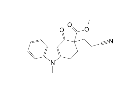 Methyl 3-(2-cyanoethyl)-9-methyl-4-oxo-2,3,4,9-tetrahydro-1H-carbazole-3-carboxylate