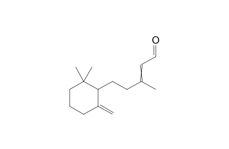 5-(2,2-dimethyl-6-methylene-cyclohexyl)-3-methyl-pent-2-enal