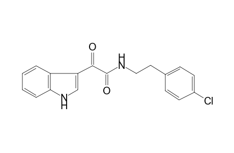 Acetamide, N-[2-(4-chlorophenyl)ethyl]-2-(1H-indol-3-yl)-2-oxo-