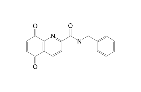 N-BENZYL-5,8-DIOXO-5,8-DIHYDRO-QUINOLINE-2-CARBOXAMIDE