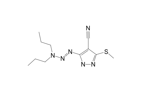 3-METHYLTHIO-5-(3,3-DIPROPYL-1-TRIAZENO)-PYRAZOLE-4-CARBONITRILE