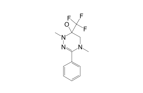 6-TRIFLUOROMETHYL-1,4,5,6-TETRAHYDRO-1,4-DIMETHYL-3-PHENYL-1,2,4-TRIAZIN-6-OL