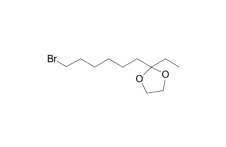 2-(6-Bromohexyl)-2-ethyl[1,3]dioxlane
