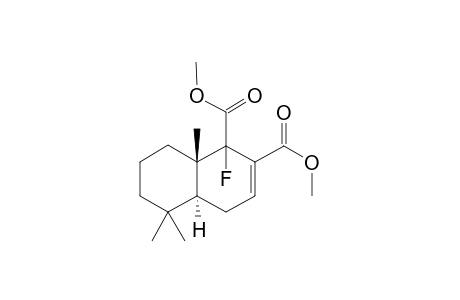 (+-)-Dimethyl 9a-fluoro-7-drimen-11,12-dioate