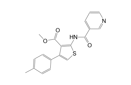 methyl 4-(4-methylphenyl)-2-[(3-pyridinylcarbonyl)amino]-3-thiophenecarboxylate