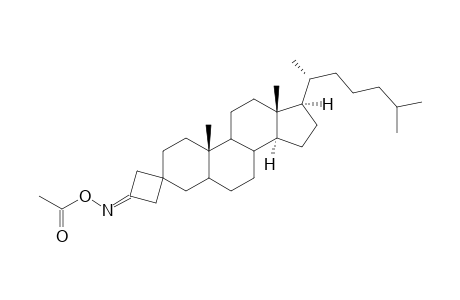 (3' Z)-3'-(Acetoxyimino)spiro[ 5.alpha.-cholestane-3,1'-cycobutane]