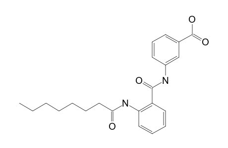 2-OCTANOYLAMINO-1-(3-CARBOXYPHENYL)-BENZAMIDE