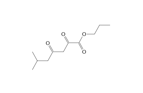 2,4-DIOXO-6-METHYLHEPTANOIC ACID, PROPYL ESTER