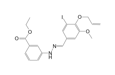 ethyl 3-{(2E)-2-[4-(allyloxy)-3-iodo-5-methoxybenzylidene]hydrazino}benzoate