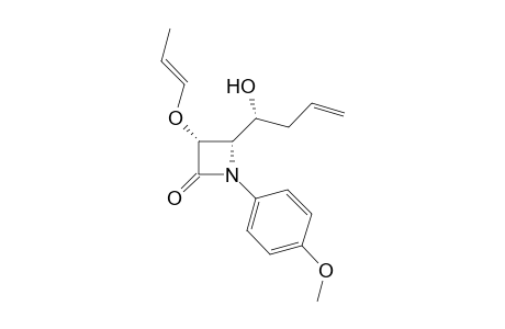 (3R,4S)-4-[(R)-1-Hydroxy-3-butenyl]-1-(p-methoxyphenyl)-3-propenyloxy-2-azetidinone