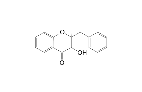 E-2-Benzyl-3-hydroxy-2-methyl-2,3-dihydroenzopyran-4-one