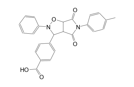 4-[5-(4-methylphenyl)-4,6-dioxo-2-phenylhexahydro-2H-pyrrolo[3,4-d]isoxazol-3-yl]benzoic acid