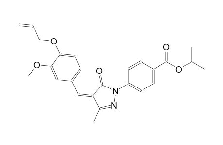 benzoic acid, 4-[(4Z)-4,5-dihydro-4-[[3-methoxy-4-(2-propenyloxy)phenyl]methylene]-3-methyl-5-oxo-1H-pyrazol-1-yl]-, 1-methylethyl ester