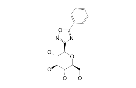 3-C-(BETA-D-GLUCOPYRANOSYL)-5-PHENYL-1,2,4-OXADIAZOLE