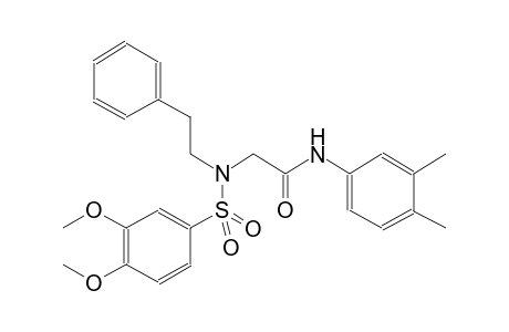 acetamide, 2-[[(3,4-dimethoxyphenyl)sulfonyl](2-phenylethyl)amino]-N-(3,4-dimethylphenyl)-