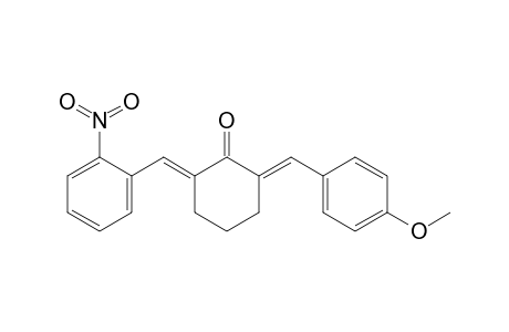 2-(4-Methoxybenzylidene)-6-(2-nitrobenzylidene)cyclohexanone