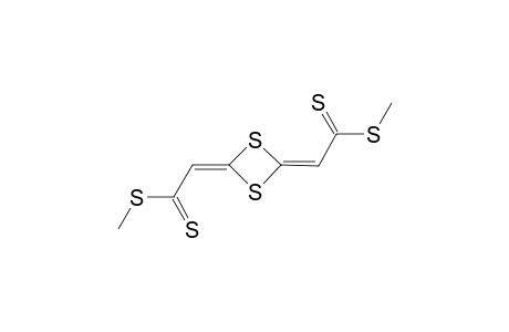Methyl (1,3-dithiethane-2,4-diylidene)-bis(dithioacetate)