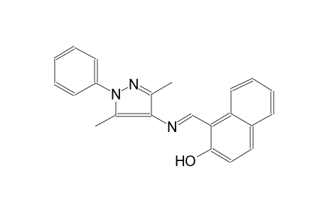 1-{(E)-[(3,5-dimethyl-1-phenyl-1H-pyrazol-4-yl)imino]methyl}-2-naphthol