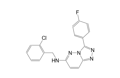 [1,2,4]triazolo[4,3-b]pyridazin-6-amine, N-[(2-chlorophenyl)methyl]-3-(4-fluorophenyl)-