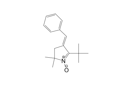 2H-Pyrrole, 5-(1,1-dimethylethyl)-3,4-dihydro-2,2-dimethyl-4-(phenylmethylene)-, 1-oxide