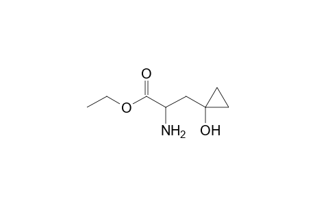 2-Amino-3-(1-hydroxycyclopropyl)propanoic acid ethyl ester
