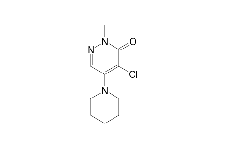 4-Chloro-2-methyl-5-(1-piperidinyl)-3(2H)-pyridazinone