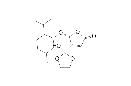 (5R)-(-)-4-(2-Hydroxy-1,3-dioxolan-2-yl)-5-menthyloxy-2(5H)-furanone