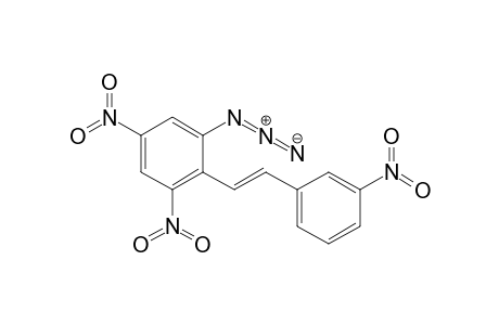 1-Azido-3,5-dinitro-2-[(E)-2-(3-nitrophenyl)ethenyl]benzene