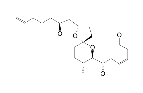 (Z,1S)-1-[(2S,5S,7R,8R)-2-[(2S)-2-hydroxyhept-6-enyl]-8-methyl-1,6-dioxaspiro[4.5]decan-7-yl]hex-3-ene-1,6-diol