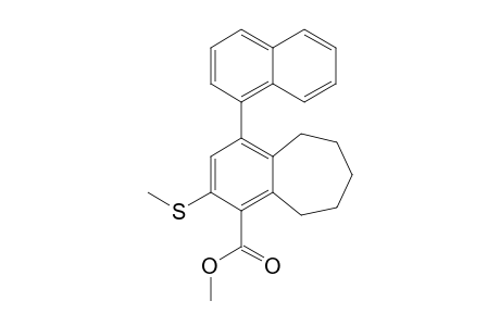 3-(methylthio)-1-(1-naphthalenyl)-6,7,8,9-tetrahydro-5H-benzo[7]annulene-4-carboxylic acid methyl ester