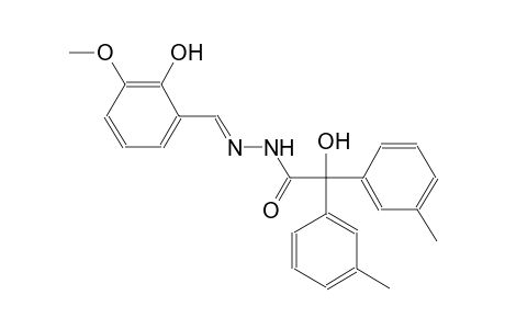 benzeneacetic acid, alpha-hydroxy-3-methyl-alpha-(3-methylphenyl)-, 2-[(E)-(2-hydroxy-3-methoxyphenyl)methylidene]hydrazide