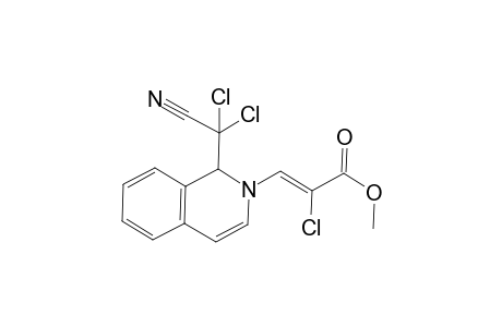 Methyl (2Z)-2-Chloro-3-{1-[dichloro(cyano)methyl]isoquinolin-2(1H)-yl}prop-2-enoate