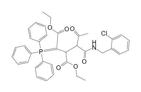 Diethyl 2-(1-{[(2-Chlorobenzyl)amino]carbonyl}-2-oxopropyl)-3-(1,1,1-triphenyl-.lambda.5-phosphanylidene)succinate