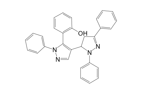 1,3-Diphenyl-5-{4-[5-(2-hydroxyphenyl)-1-phenylpyrazolyl]}-2-pyrazoline