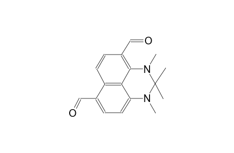 1H-perimidine-4,7-dicarboxaldehyde, 2,3-dihydro-1,2,2,3-tetramethyl-