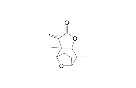 4,7-Epoxy-2H-cyclohepta[b]furan-2-one, octahydro-3a,8-dimethyl-3-methylene-, (3a.alpha.,4.beta.,7.beta.,8.alpha.,8a.alpha.)-(.+-.)-