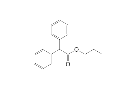 diphenylacetic acid, propyl ester