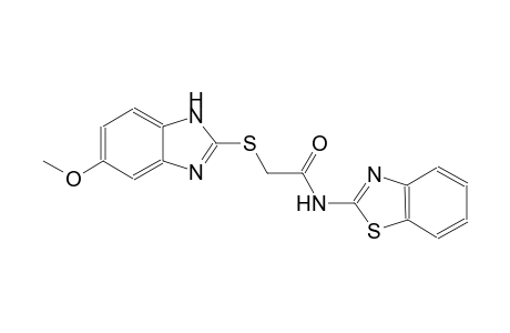 N-(1,3-benzothiazol-2-yl)-2-[(5-methoxy-1H-benzimidazol-2-yl)sulfanyl]acetamide