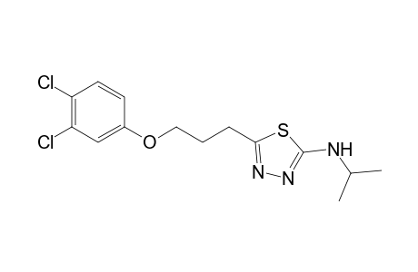 1,3,4-Thiadiazol-2-amine, 5-[3-(3,4-dichlorophenoxy)propyl]-N-(1-methylethyl)-