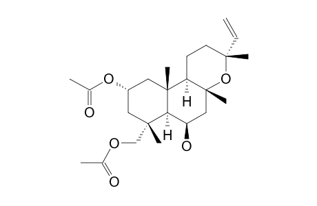 2-ALPHA,18-O,O-DIACETYL-6-BETA-HYDROXYMANOYL_OXIDE