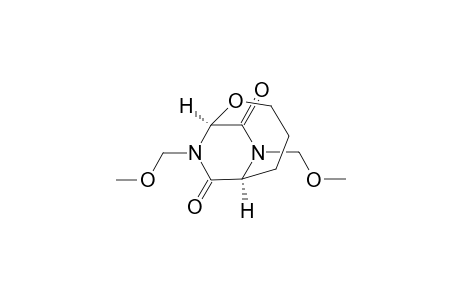 2-Oxa-7,9-diazabicyclo[4.2.2]decane-8,10-dione, 7,9-bis(methoxymethyl)-, cis-(.+-.)-