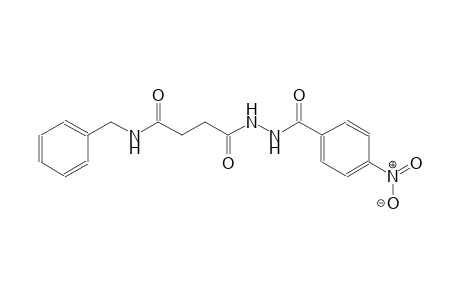 N-benzyl-4-[2-(4-nitrobenzoyl)hydrazino]-4-oxobutanamide