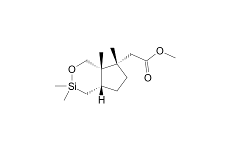 methyl 2-[(4aS,7S,7aS)-3,3,7,7a-tetramethyl-4,4a,5,6-tetrahydro-1H-cyclopenta[d]oxasilin-7-yl]acetate