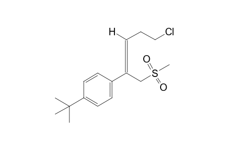 (Z)-2-(p-tert-butylphenyl)-5-chloro-2-pentenyl methyl sulfone
