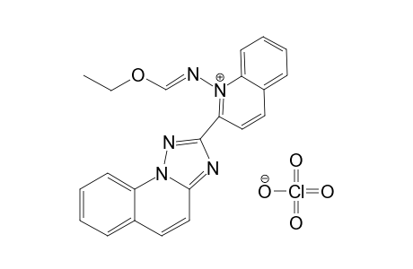 2-{1-[(ETHOXYMETHENO)-AMINO]-QUINOLIN-1-IUM-2-YL}-S-TRIAZOLO-[1.5-A]-QUINOLINE_PERCHLORATE;MAJOR_ISOMER