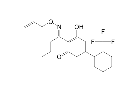 2-Cyclohexen-1-one, 3-hydroxy-2-[1-[(2-propenyloxy)imino]butyl]-5-[2-(trifluoromethyl)cyclohexyl]-