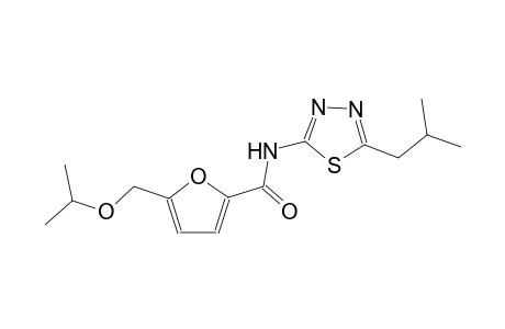 2-furancarboxamide, 5-[(1-methylethoxy)methyl]-N-[5-(2-methylpropyl)-1,3,4-thiadiazol-2-yl]-