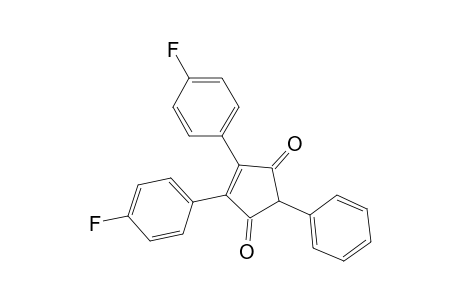 4-Cyclopentene-1,3-dione, 4,5-bis(4-fluorophenyl)-2-phenyl-